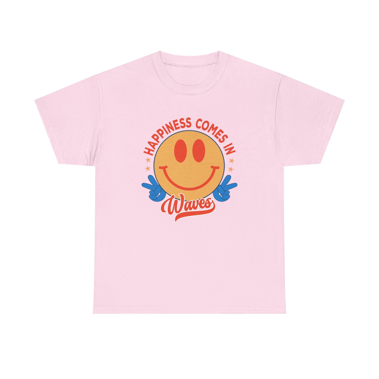 Retro Happiness Comes in Waves Unisex Tee