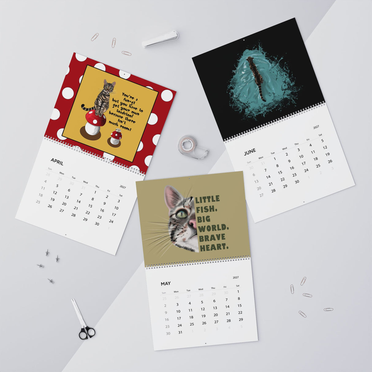 FlounderLand Wall Calendar 2027 — "I Said What I Said"