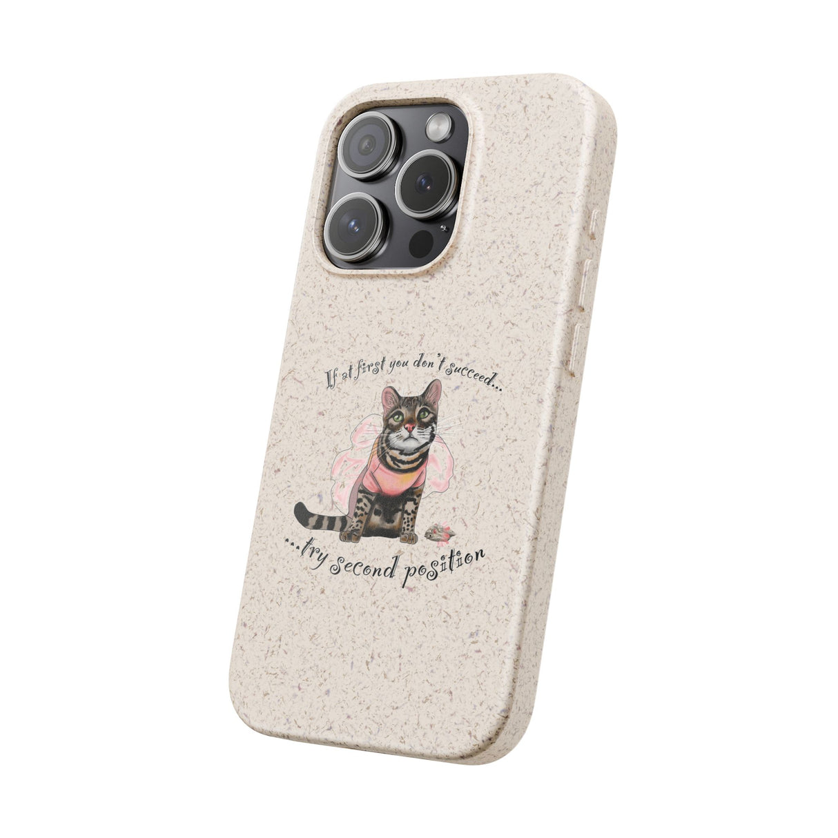 Phone Case - Flounder and Mouse Toy in Ballet Tutus Design by Nina