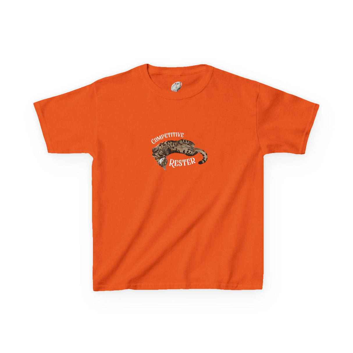 Kids 'Competitive Rester' T-Shirt — Flounder Funny Resting Pose Tee