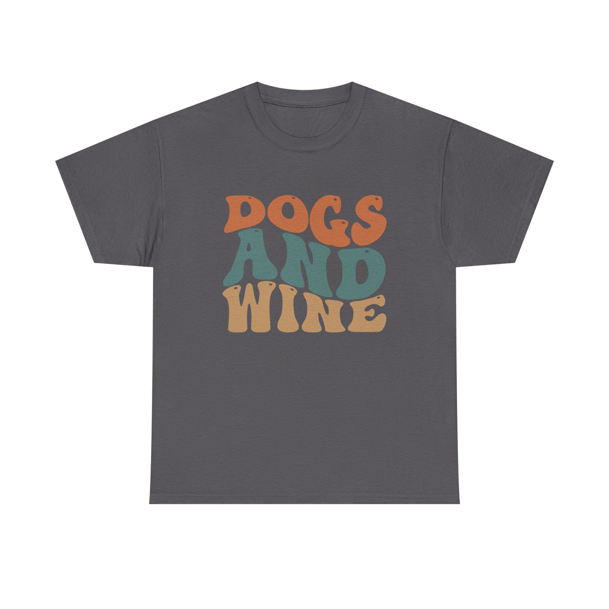 Dogs and Wine Unisex Cotton Tee