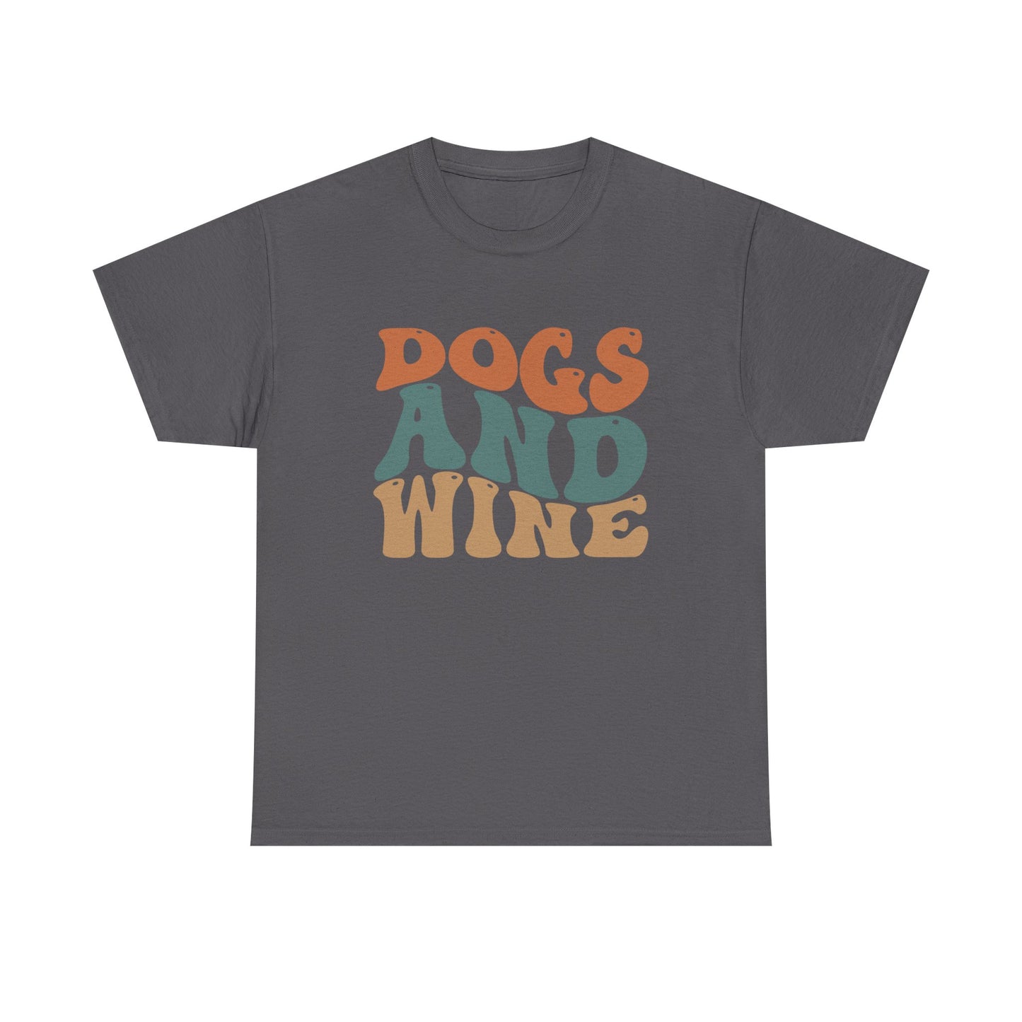 Dogs and Wine Unisex Cotton Tee