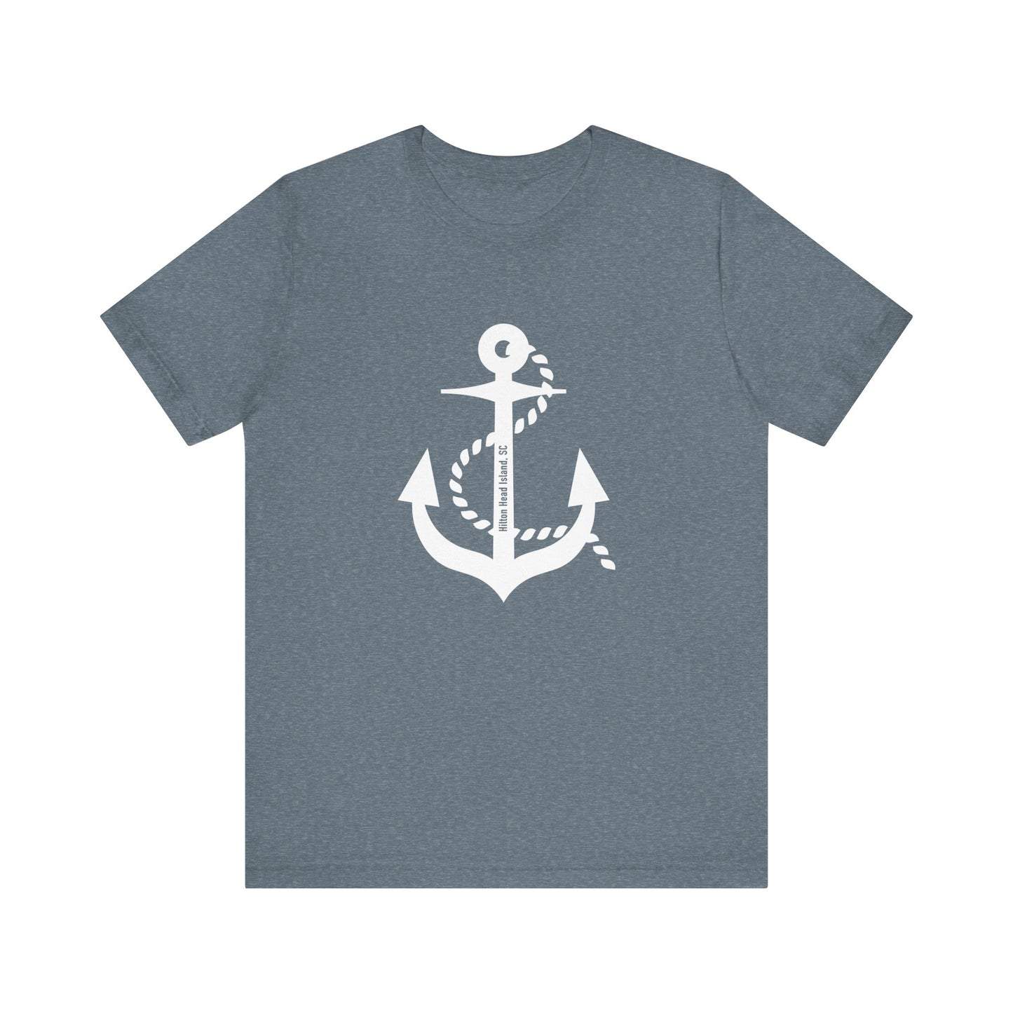 Nautical Anchor Unisex Tee - Hilton Head Island, SC