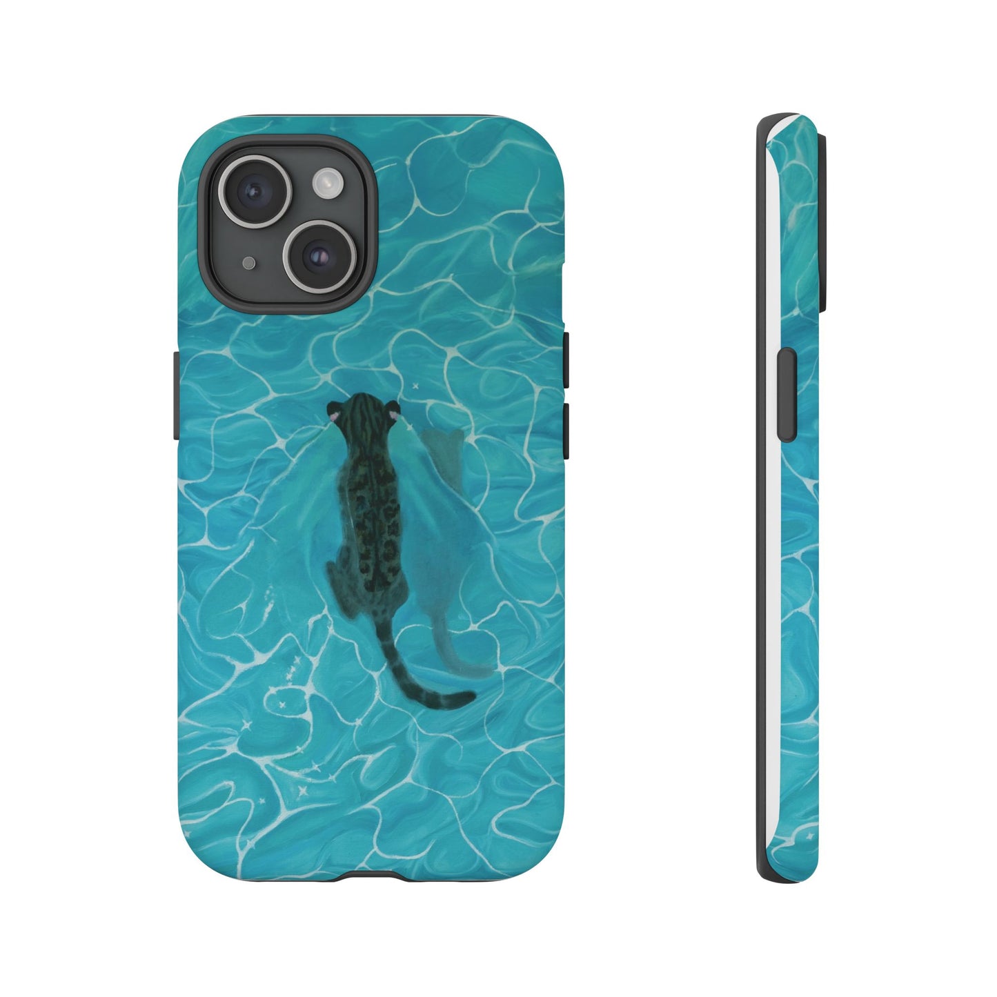 Phone Cases Purrmaid Painting featuring Flounder