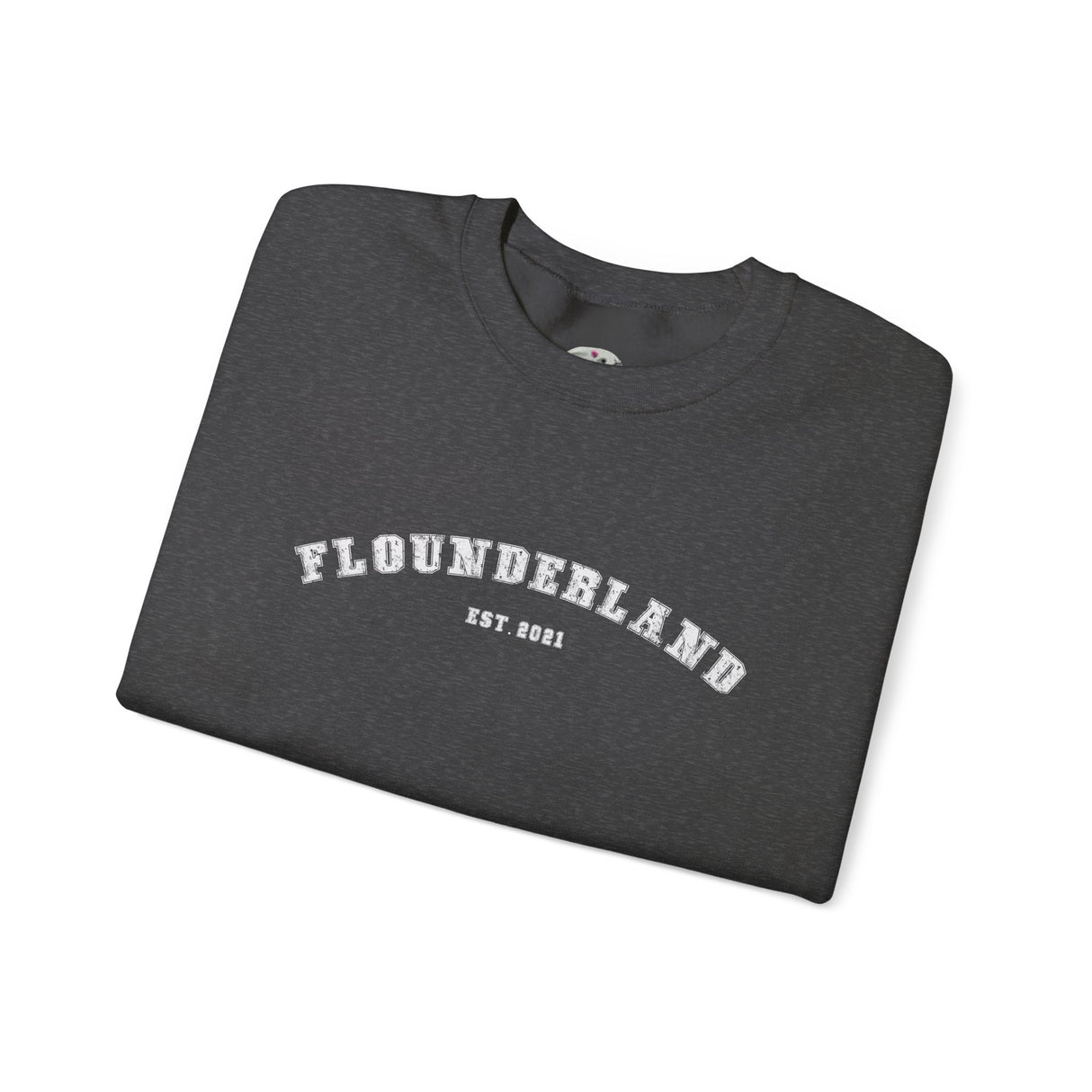 FlounderLand Collegiate Crewneck Sweatshirt — "EST. 2021"