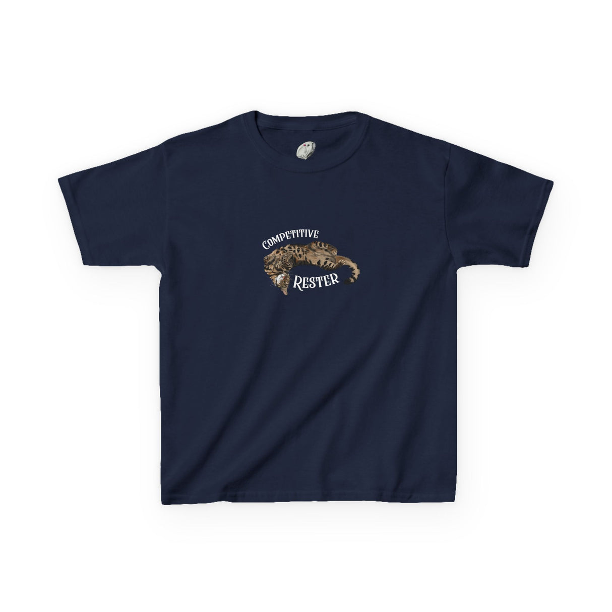 Kids 'Competitive Rester' T-Shirt — Flounder Funny Resting Pose Tee