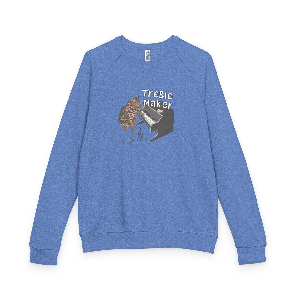 Raglan Sweatshirt Treble Maker Flounder the Purrmaid