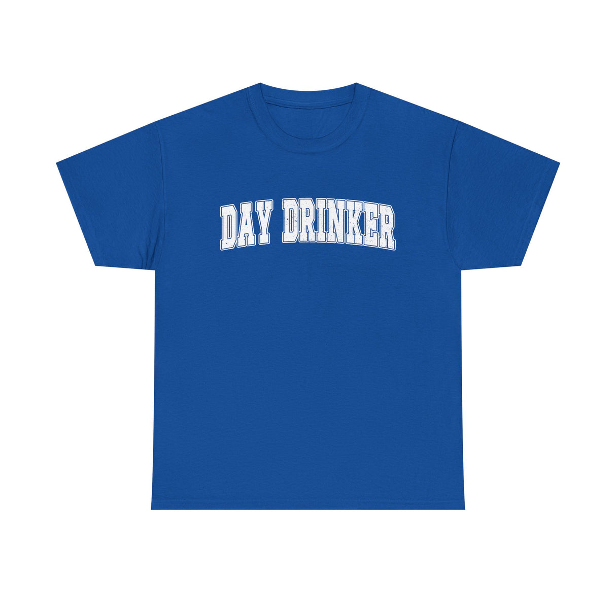 Day Drinker White Font Unisex Cotton T-shirt