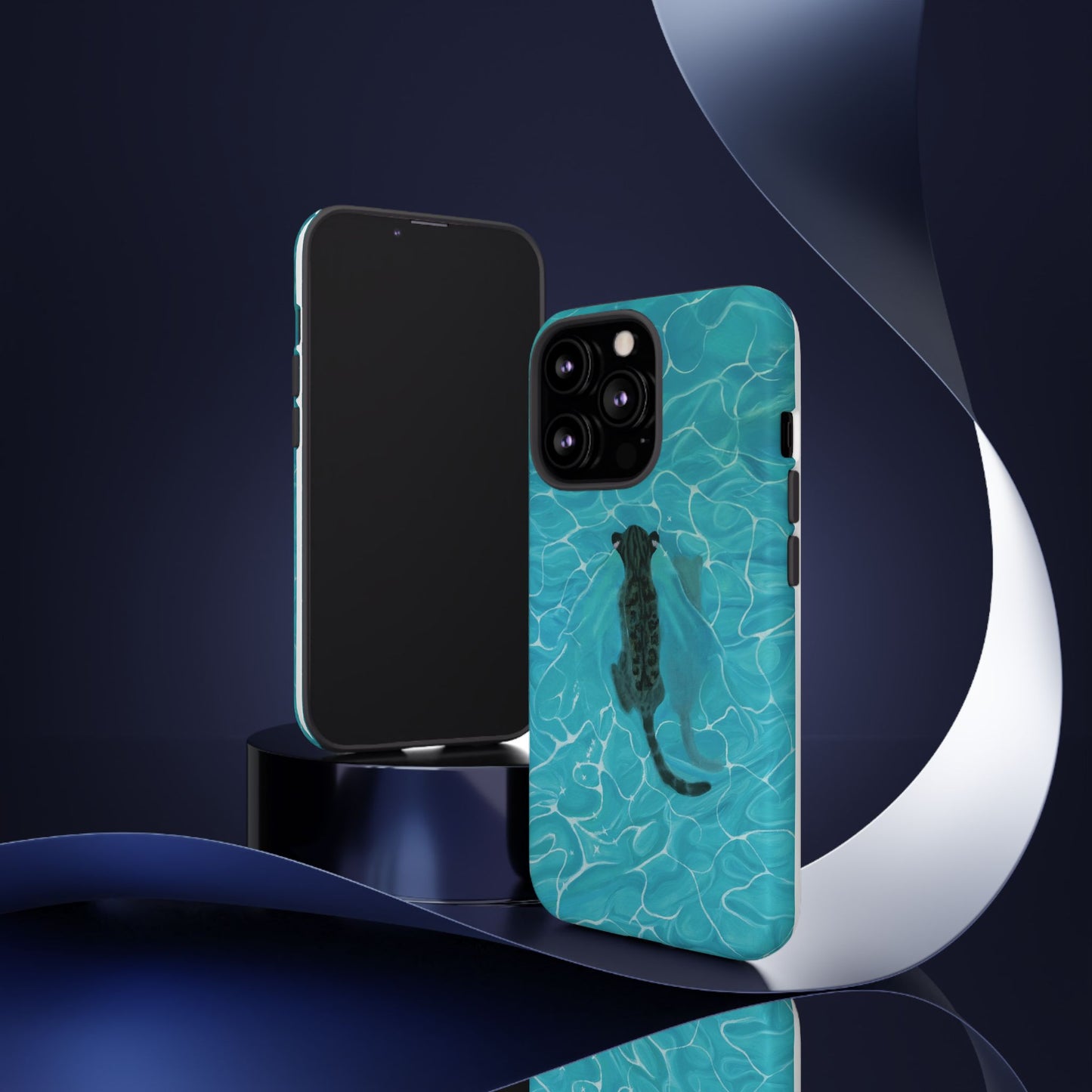 Phone Cases Purrmaid Painting featuring Flounder