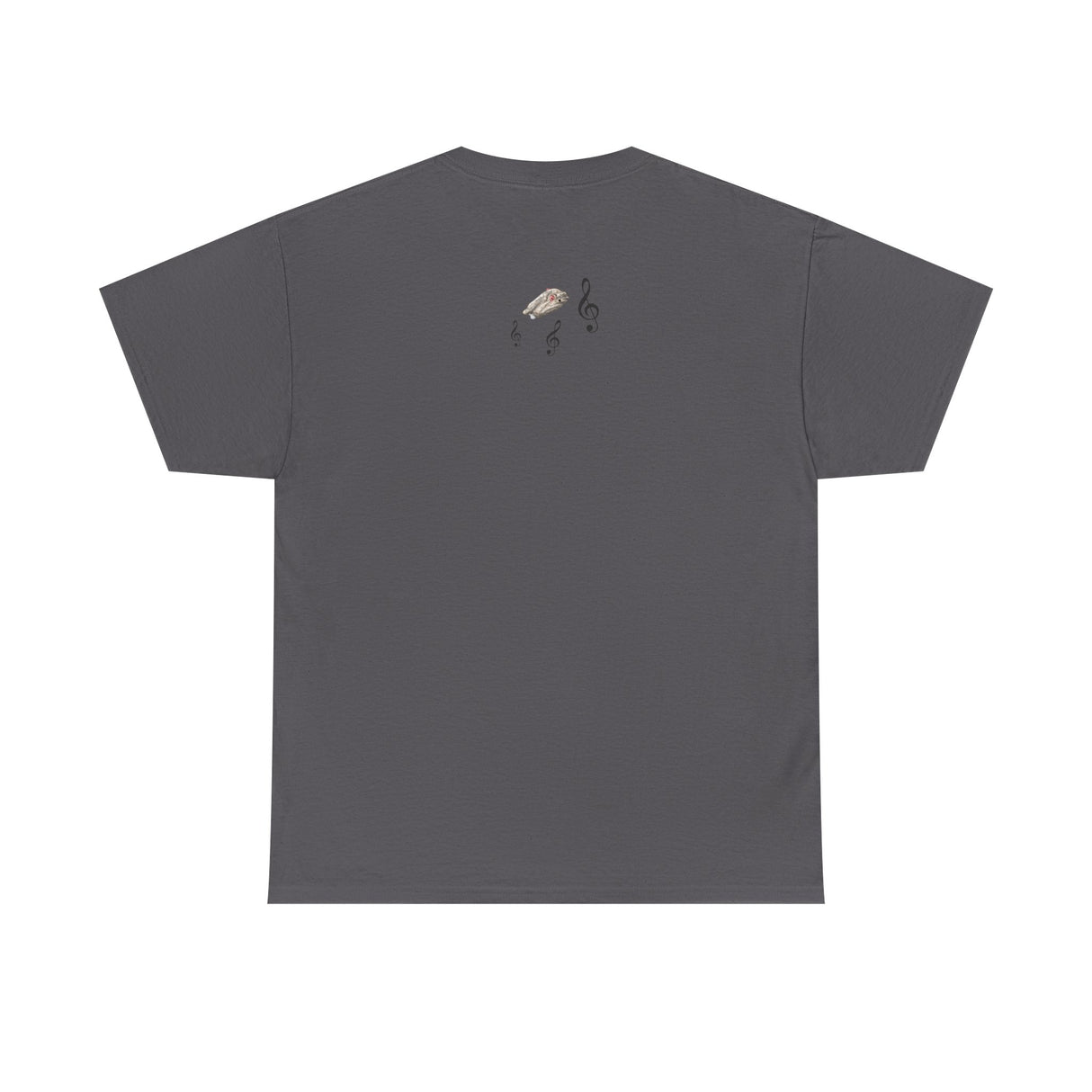 T-Shirt Treble Maker featuring Flounder the Purrmaid Playing Piano Design