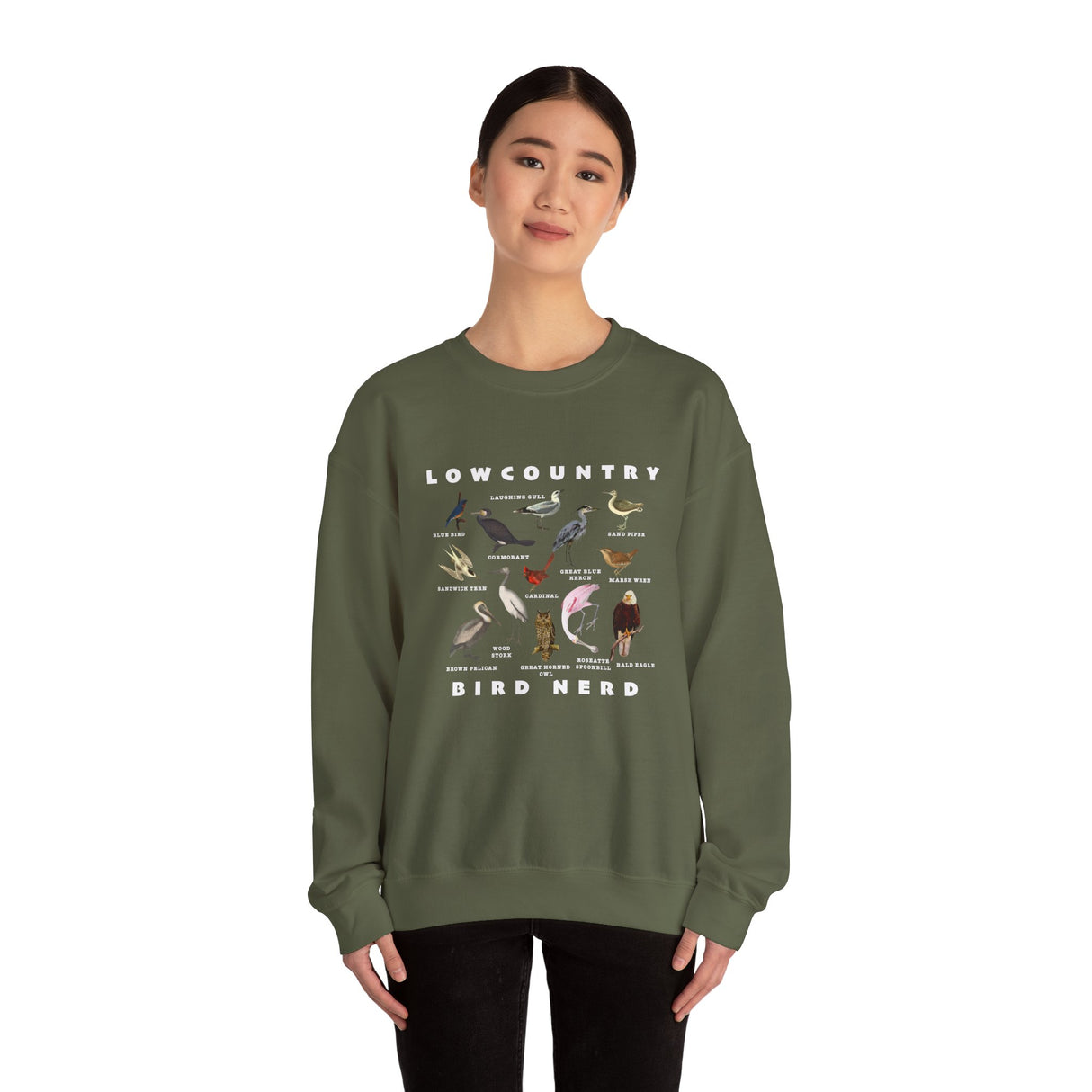 Bird Lover Sweatshirt - Lowcountry Bird Nerd Unisex Crewneck