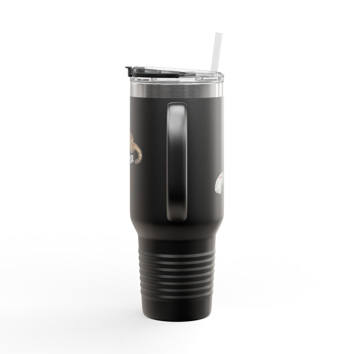 Insulated Travel Mug — "Competitive Rester" Flounder Design (40oz)