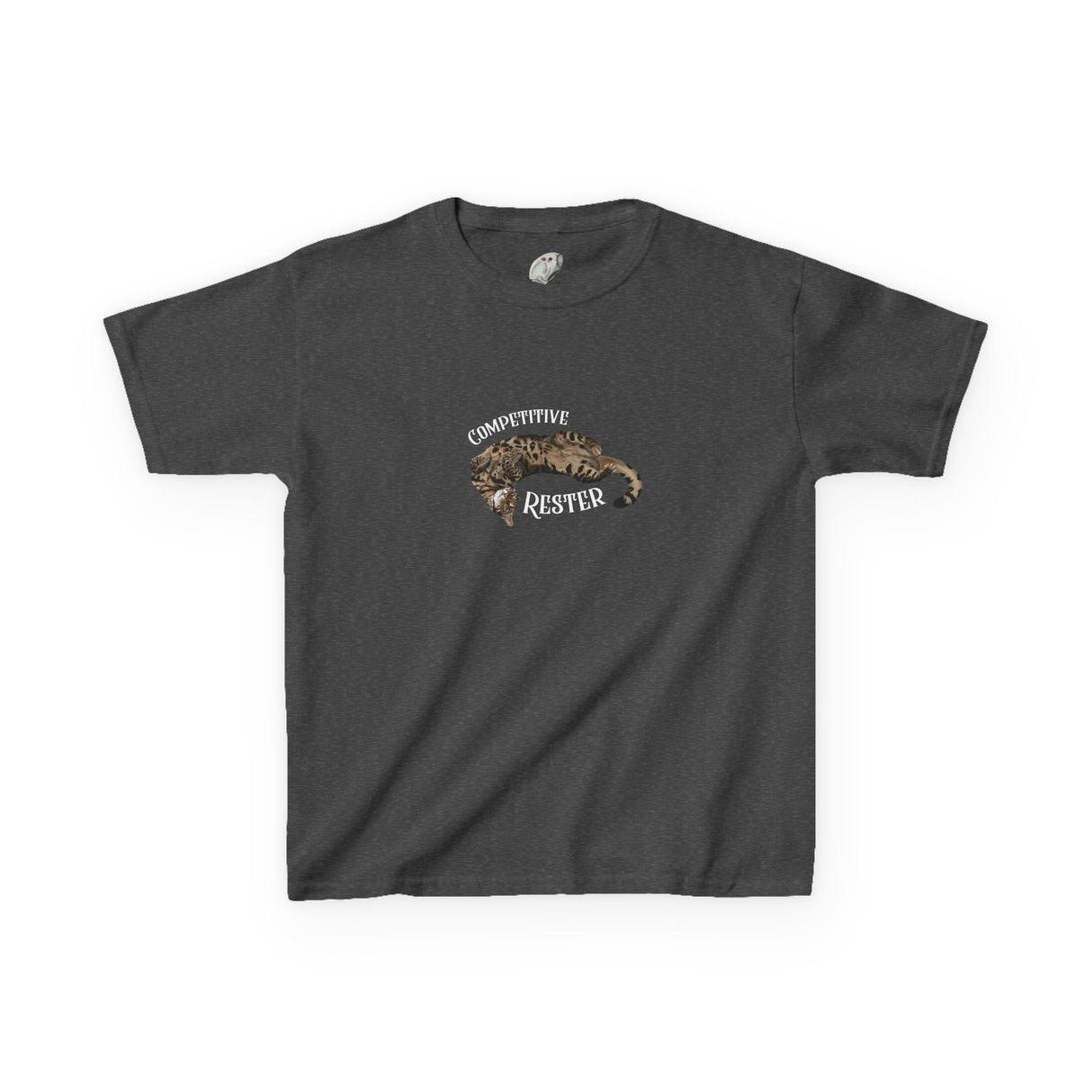 Kids 'Competitive Rester' T-Shirt — Flounder Funny Resting Pose Tee