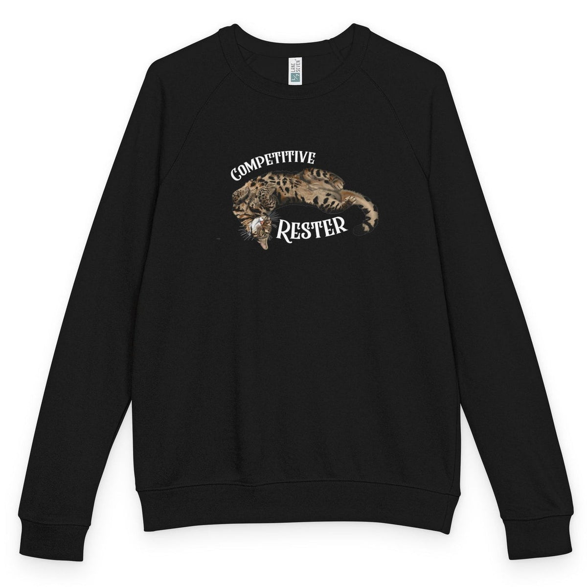 Competitive Rester Flounder raglan crewneck - Black