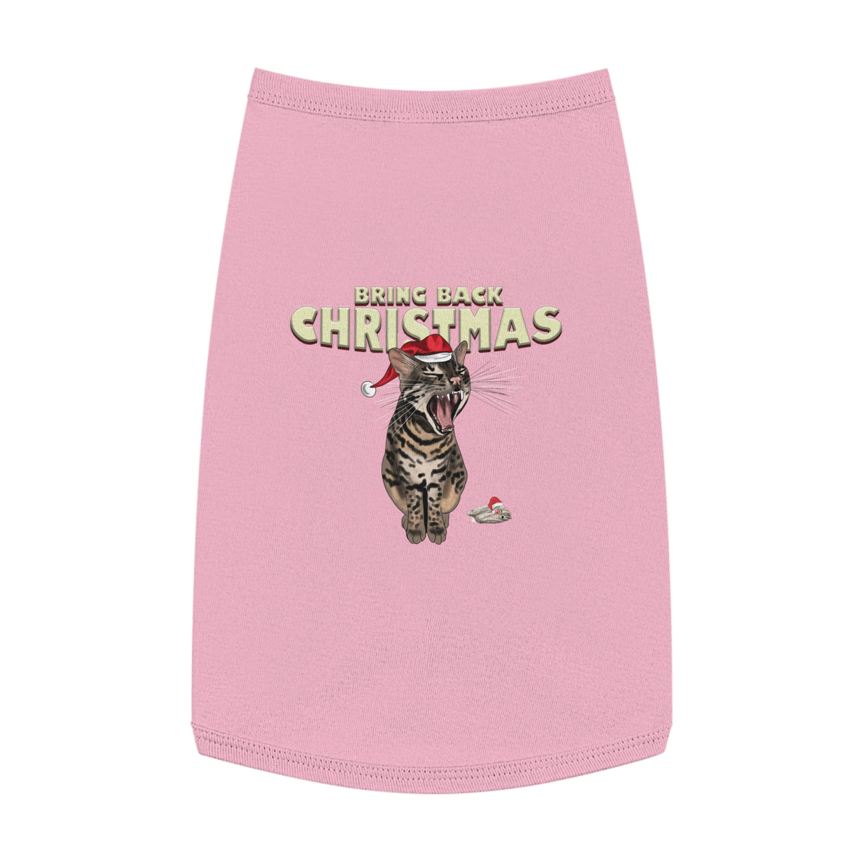 Flounder Cat - Bring Back Christmas Pet Tank Top