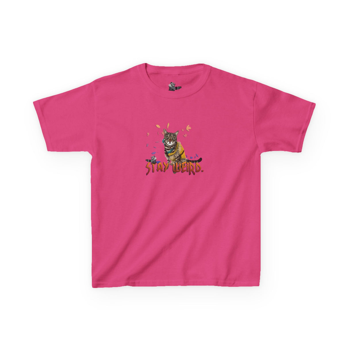 Stay Weird Flocahontas Kids T-Shirt — Hand-Drawn Character Tee