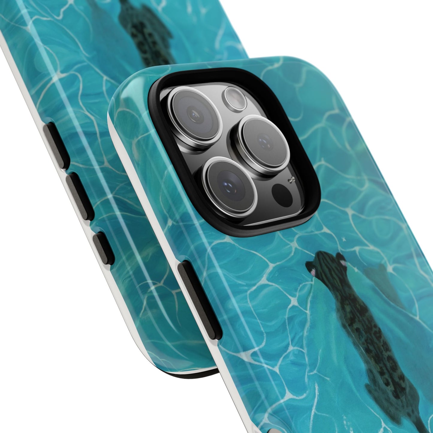 Phone Cases Purrmaid Painting featuring Flounder