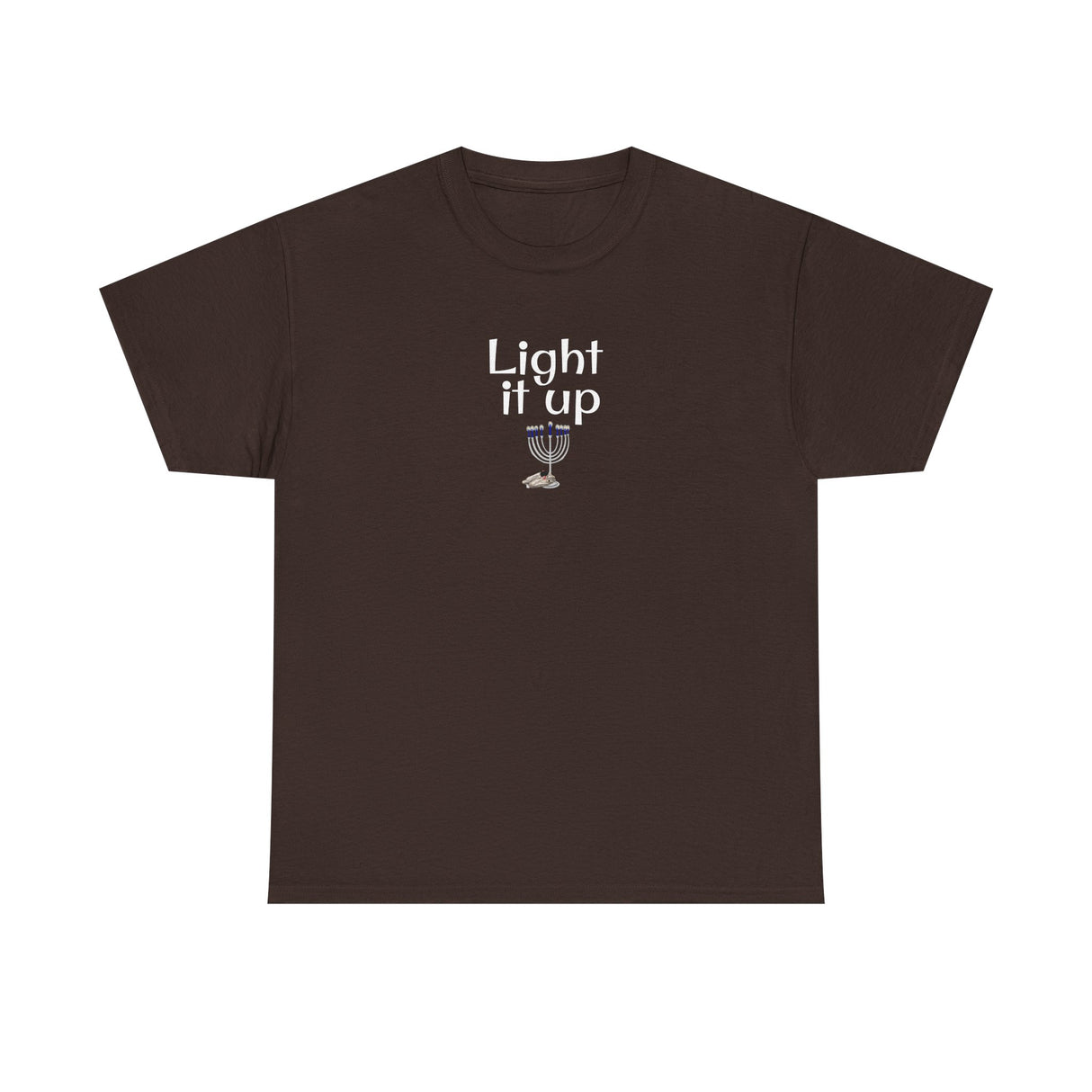 Light it Up Unisex Tee - Mouse Toy Menorah Design