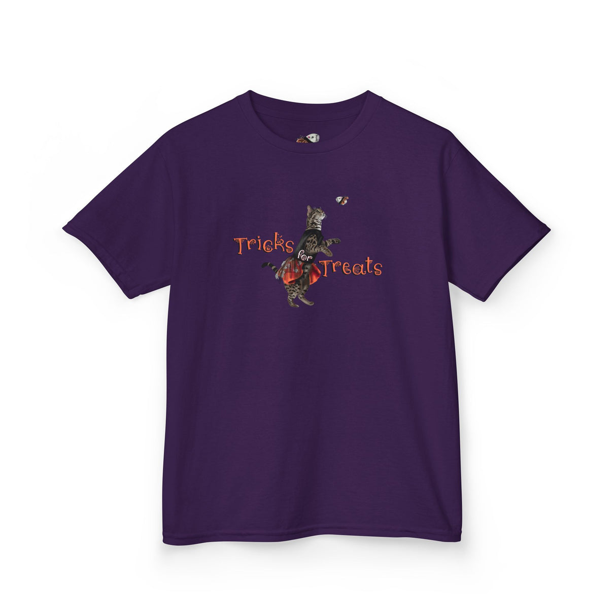 Kids Tee — "Tricks for Treats" Flounder Halloween Ballet Tee