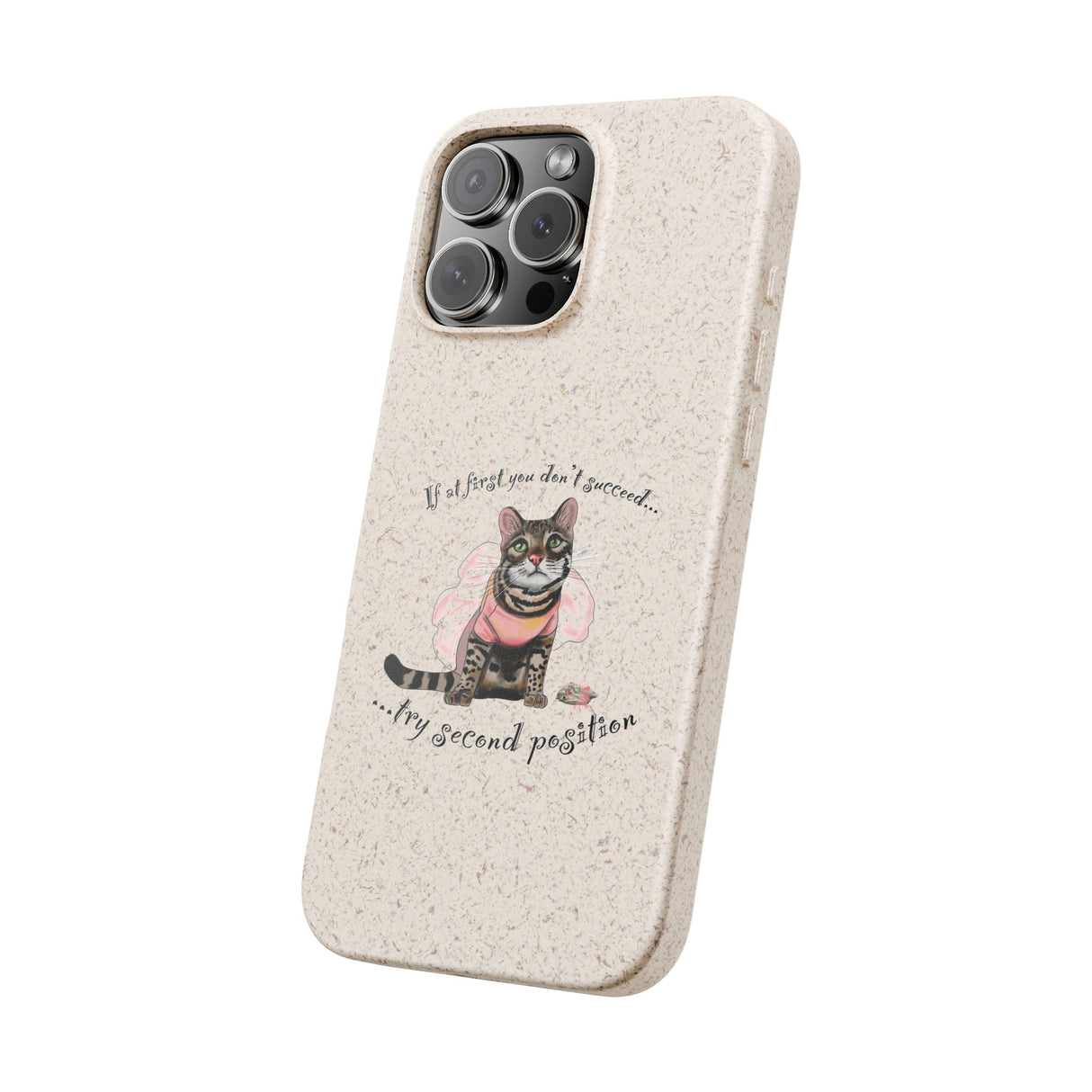 Phone Case - Flounder and Mouse Toy in Ballet Tutus Design by Nina