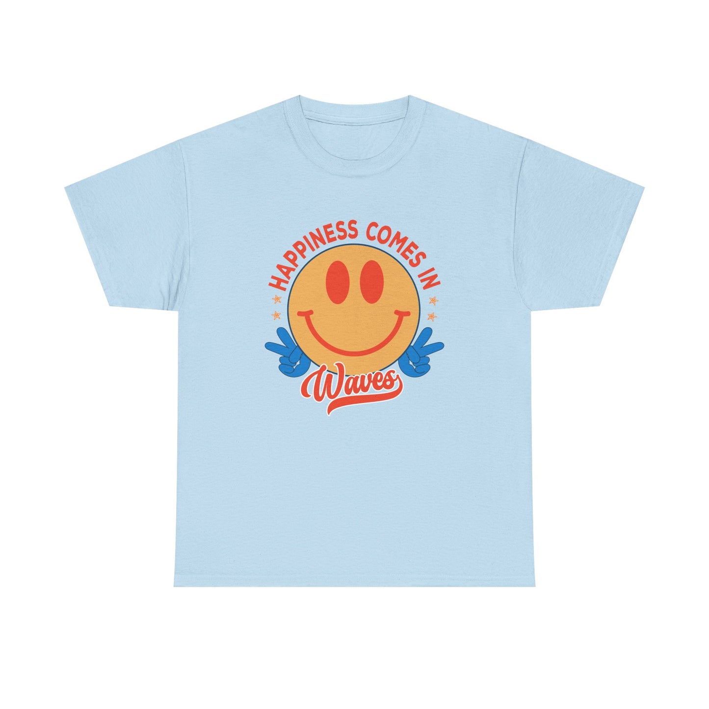 Retro Happiness Comes in Waves Unisex Tee