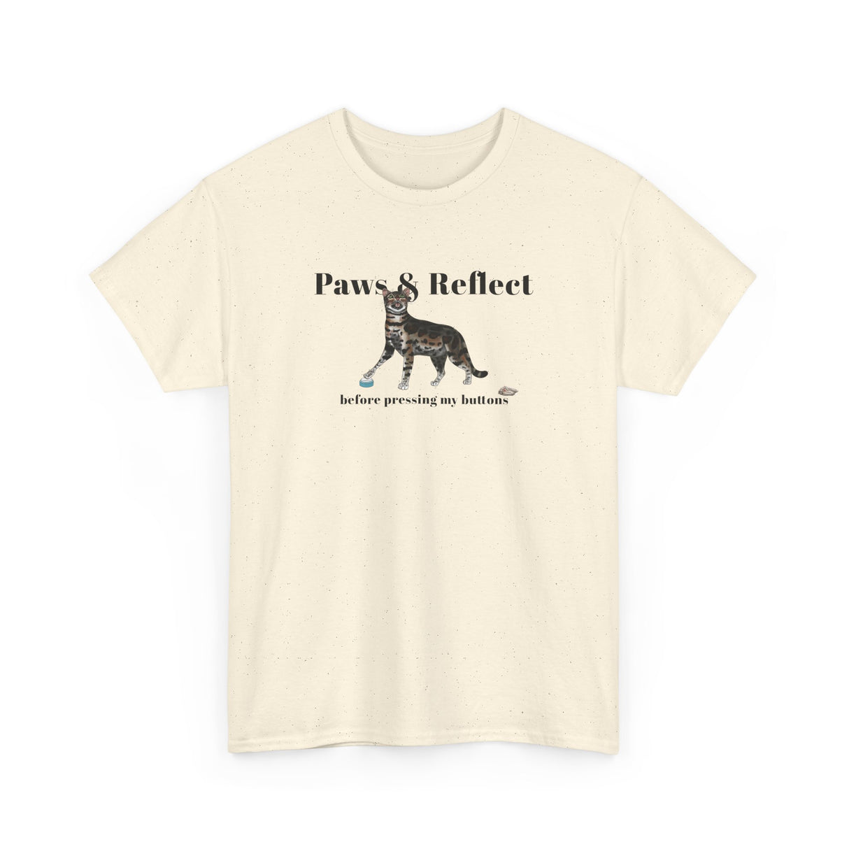 Purrmaid Tee with 'Paws and Reflect' Design