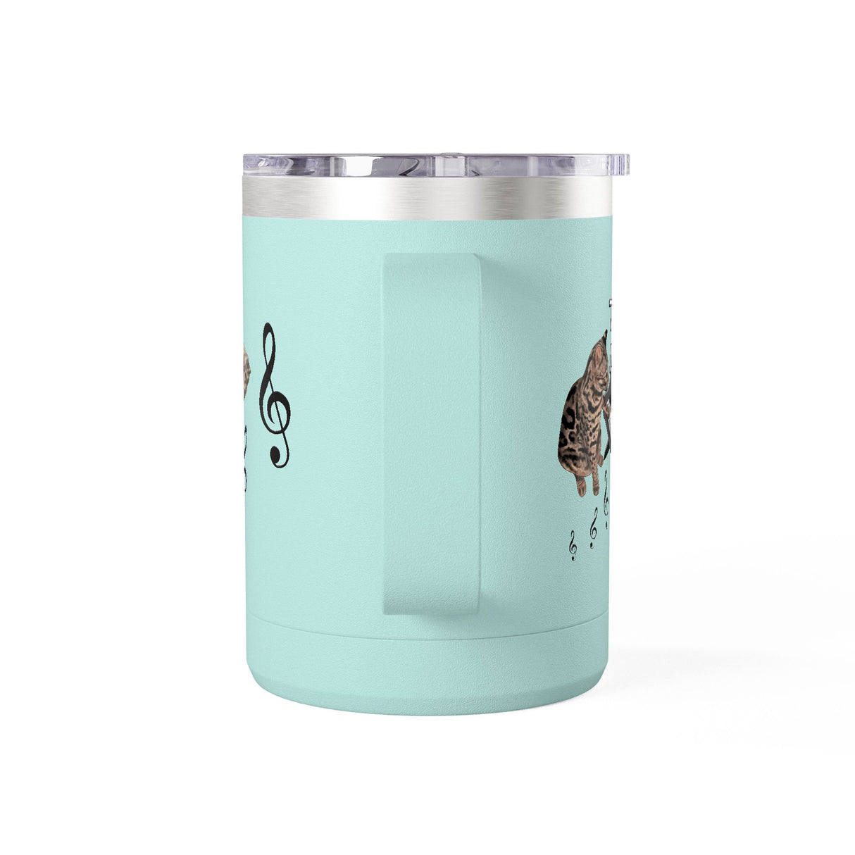Coffee Mug Tumbler - Treble Maker Design Hand Drawn by Flounder's Mom, Nina