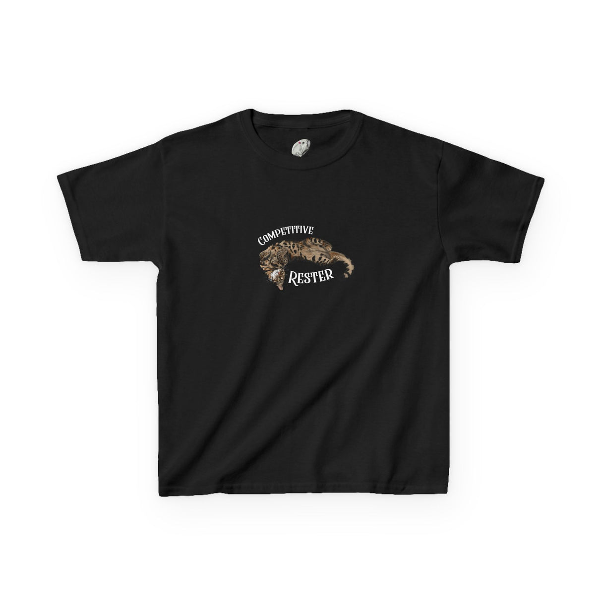 Kids 'Competitive Rester' T-Shirt — Flounder Funny Resting Pose Tee