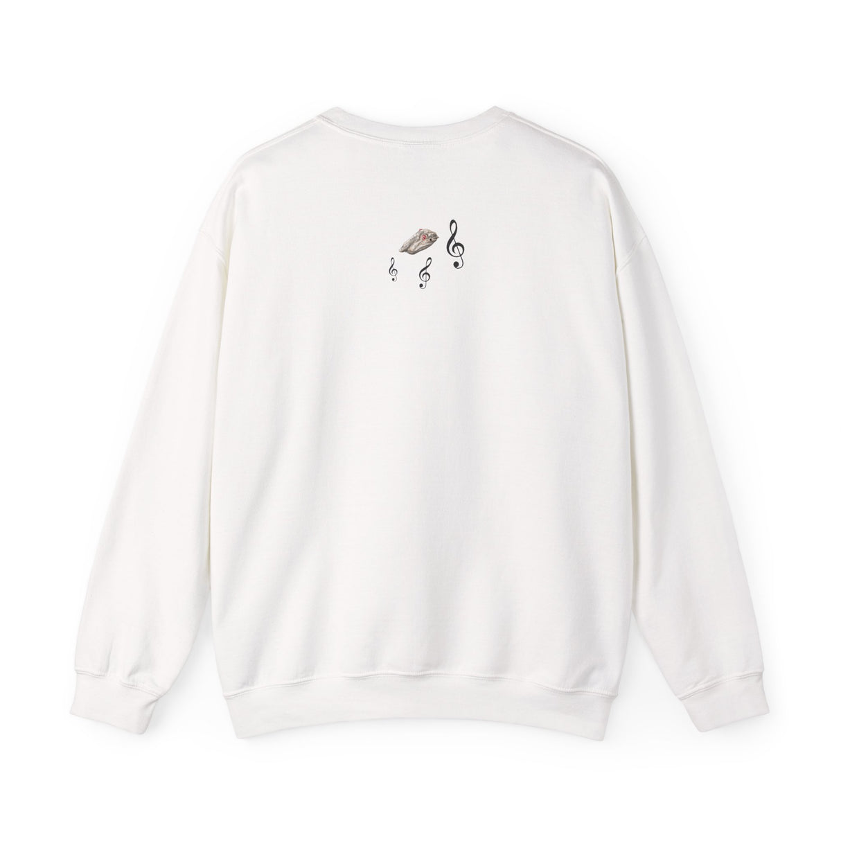 Unisex Sweatshirt - Treble Maker Design featuring Flounder the Purrmaid Playing Piano for Mouse Toy