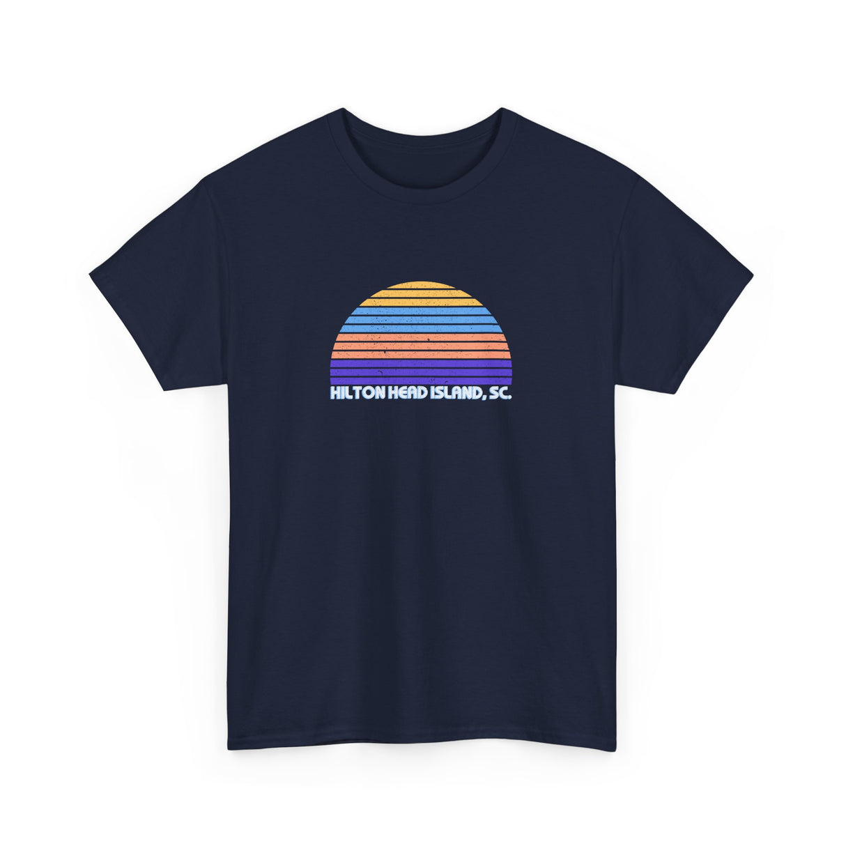 Retro Sunset Tee - Hilton Head Island, SC