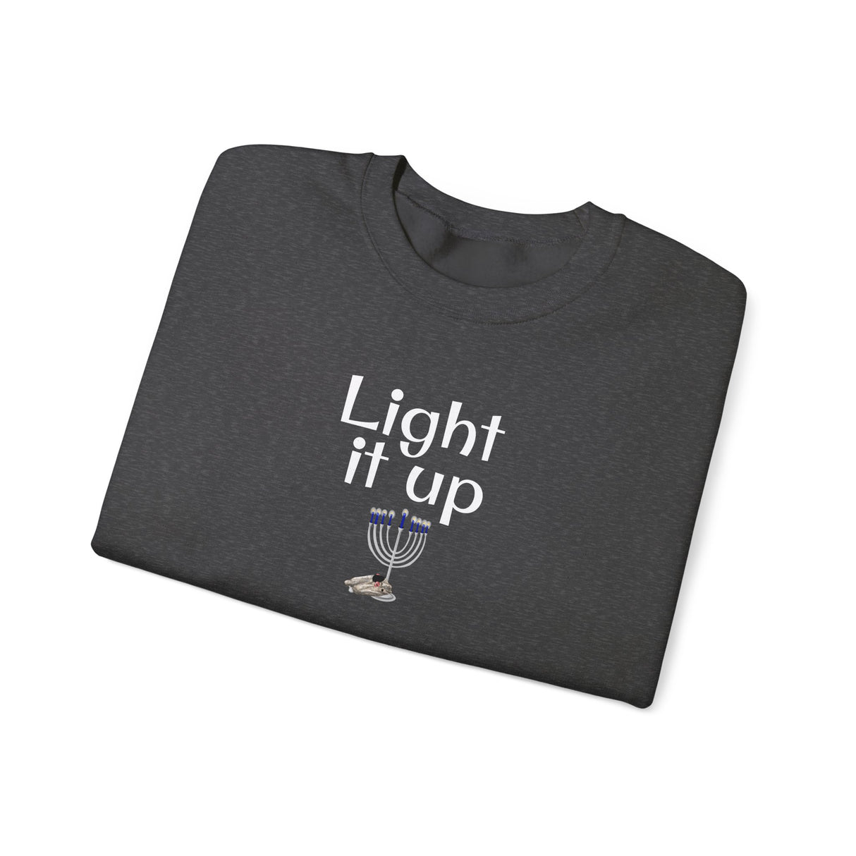 Hanukkah Mouse Toy Sweatshirt - Light it Up Design