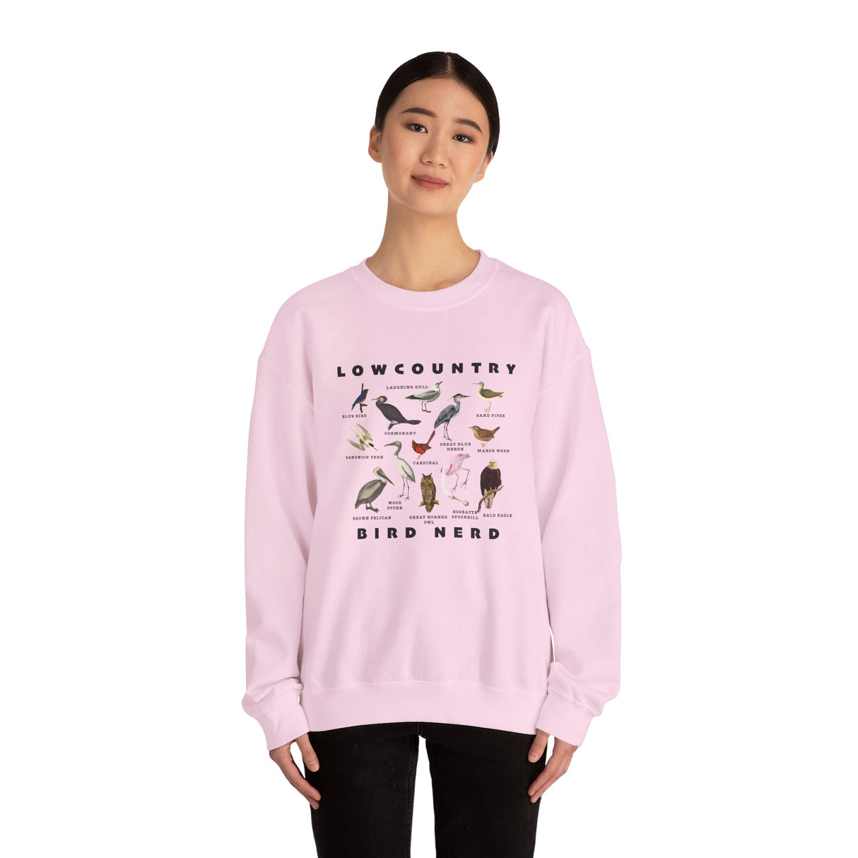 Bird Lover Sweatshirt - Lowcountry Bird Nerd Unisex Crewneck