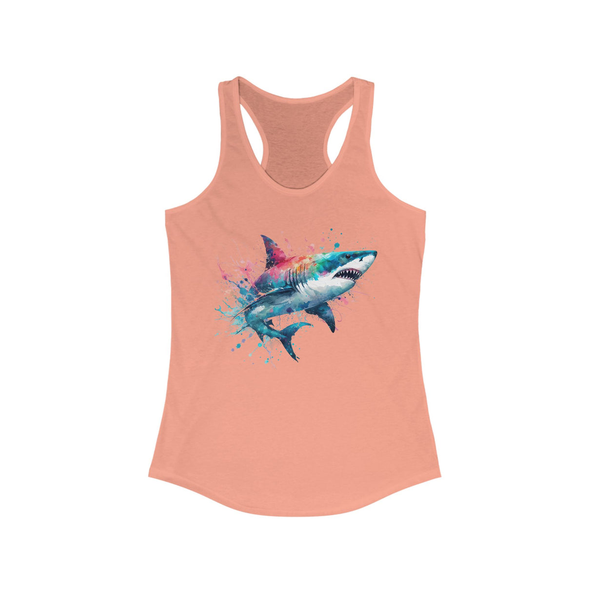 Shark Women’s Racerback Tank – Lightweight, Stylish & Bold
