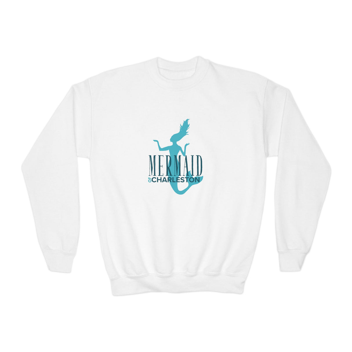 Youth Mermaid of Charleston Sweatshirt - Cozy Cotton-Poly Blend