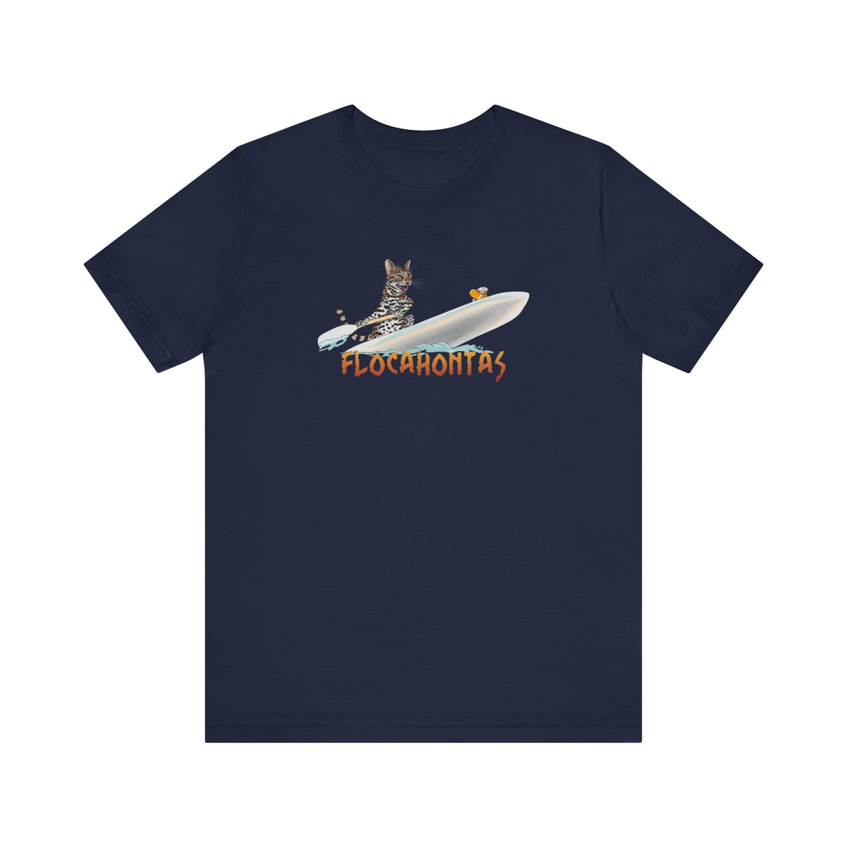 Flocahontas Unisex Tee - Flounder the Purrmaid with Mouse Toy Design