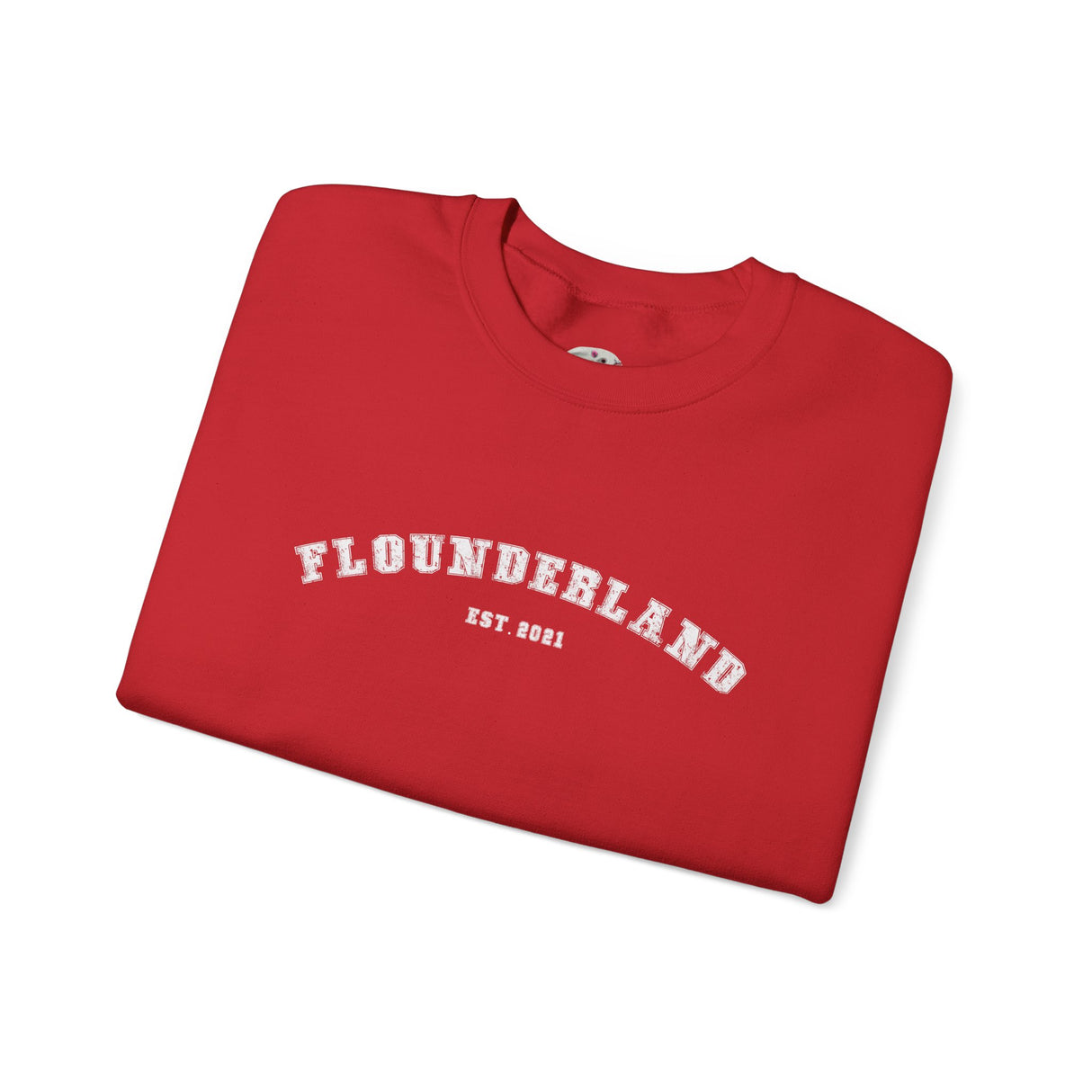 FlounderLand Collegiate Crewneck Sweatshirt — "EST. 2021"