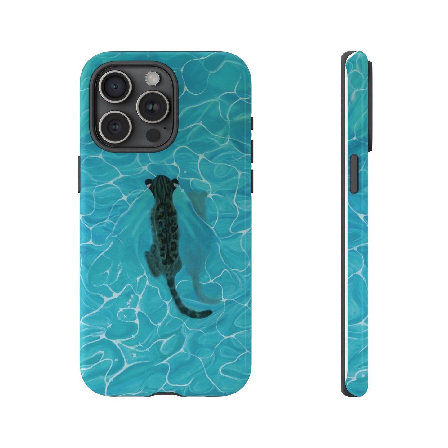 Phone Cases Purrmaid Painting featuring Flounder