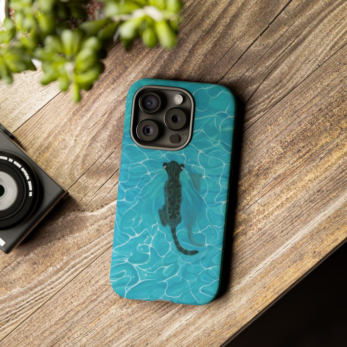 Phone Cases Purrmaid Painting featuring Flounder