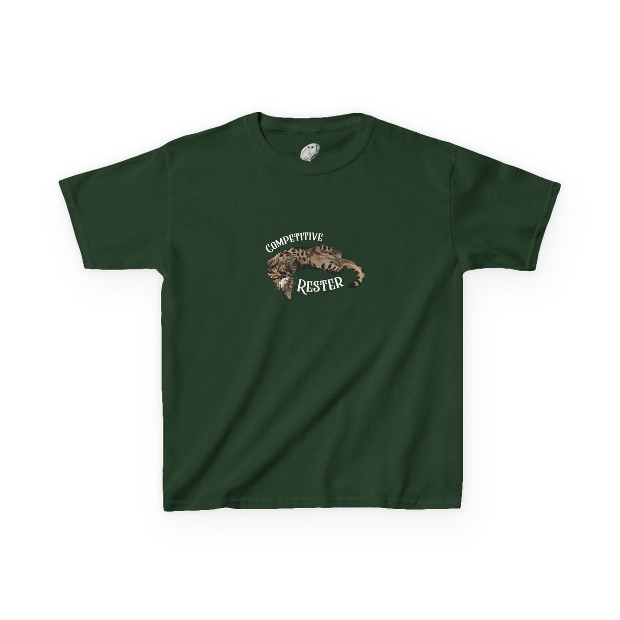Kids 'Competitive Rester' T-Shirt — Flounder Funny Resting Pose Tee
