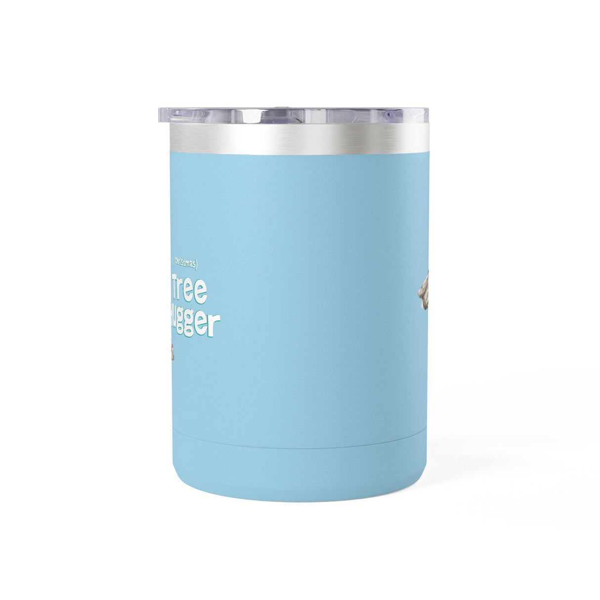 Coffee Mug Tumbler - Christmas Tree Hugger Design
