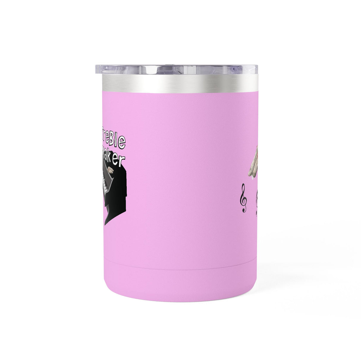 Coffee Mug Tumbler - Treble Maker Design Hand Drawn by Flounder's Mom, Nina