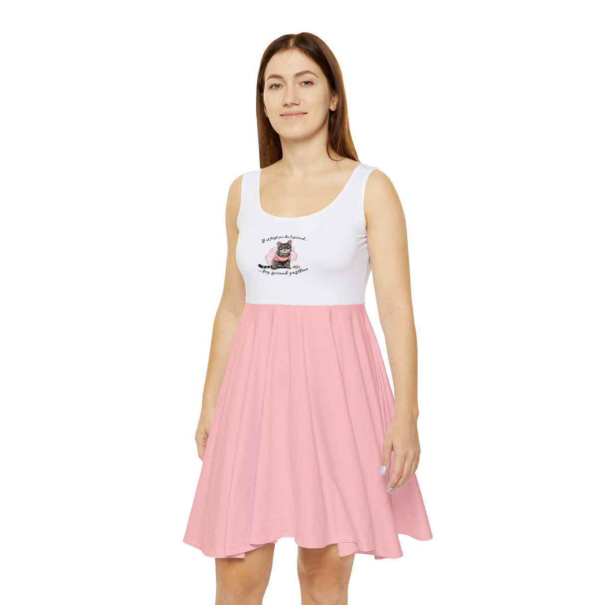 Women's Skater Dress - Ballet Design Featuring Flounder in a Tutu