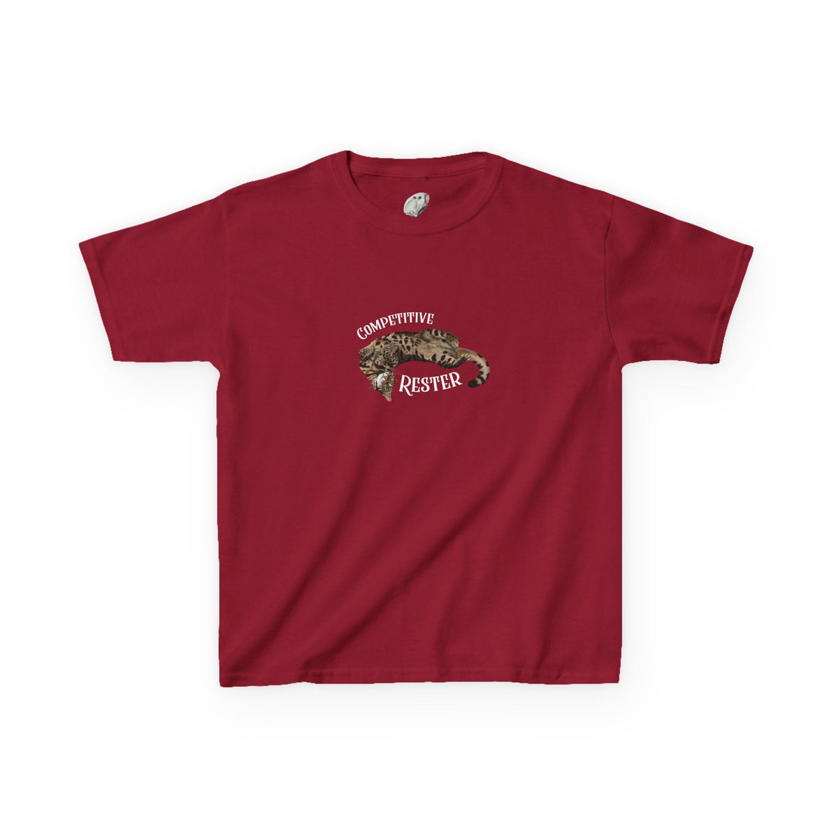 Kids 'Competitive Rester' T-Shirt — Flounder Funny Resting Pose Tee