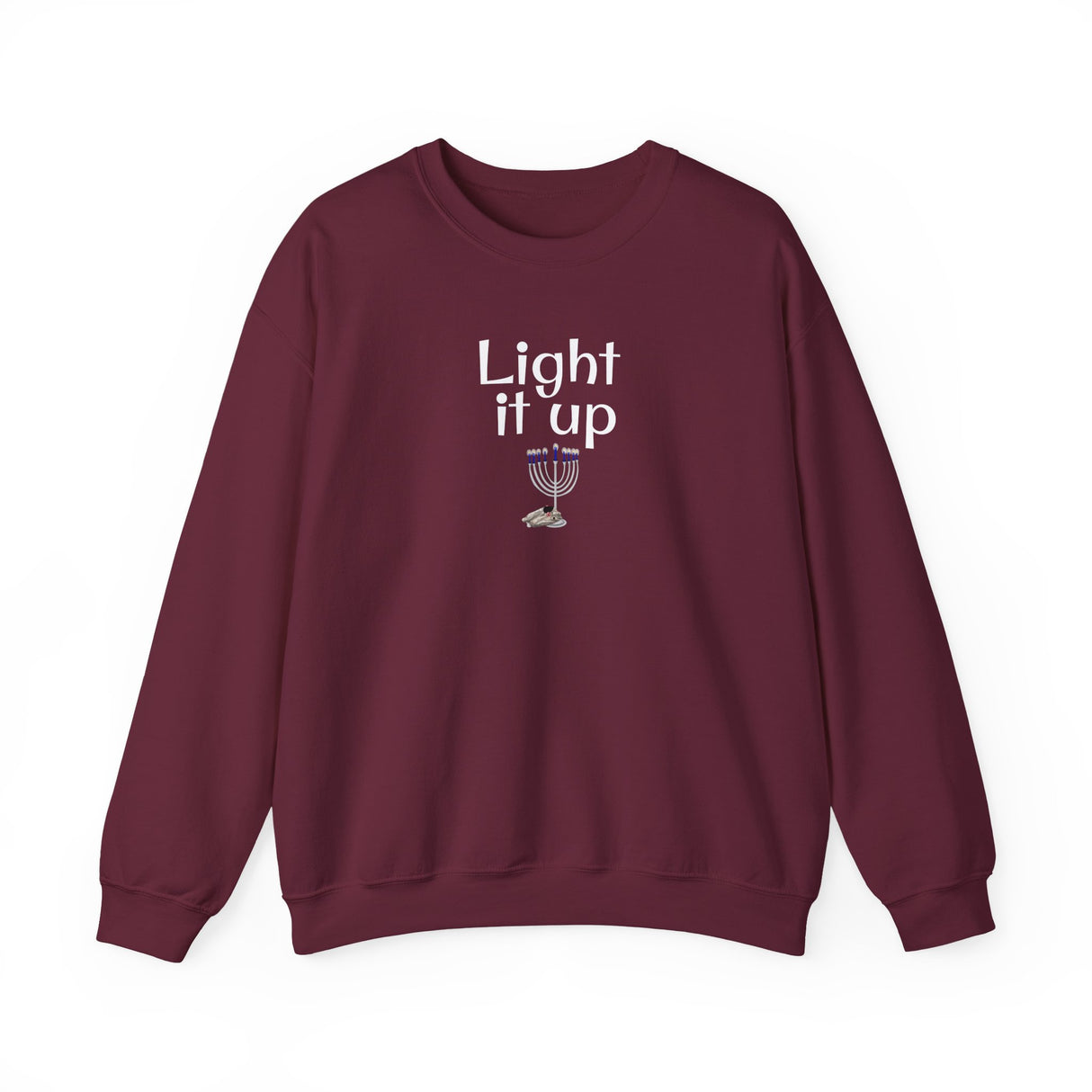 Hanukkah Mouse Toy Sweatshirt - Light it Up Design