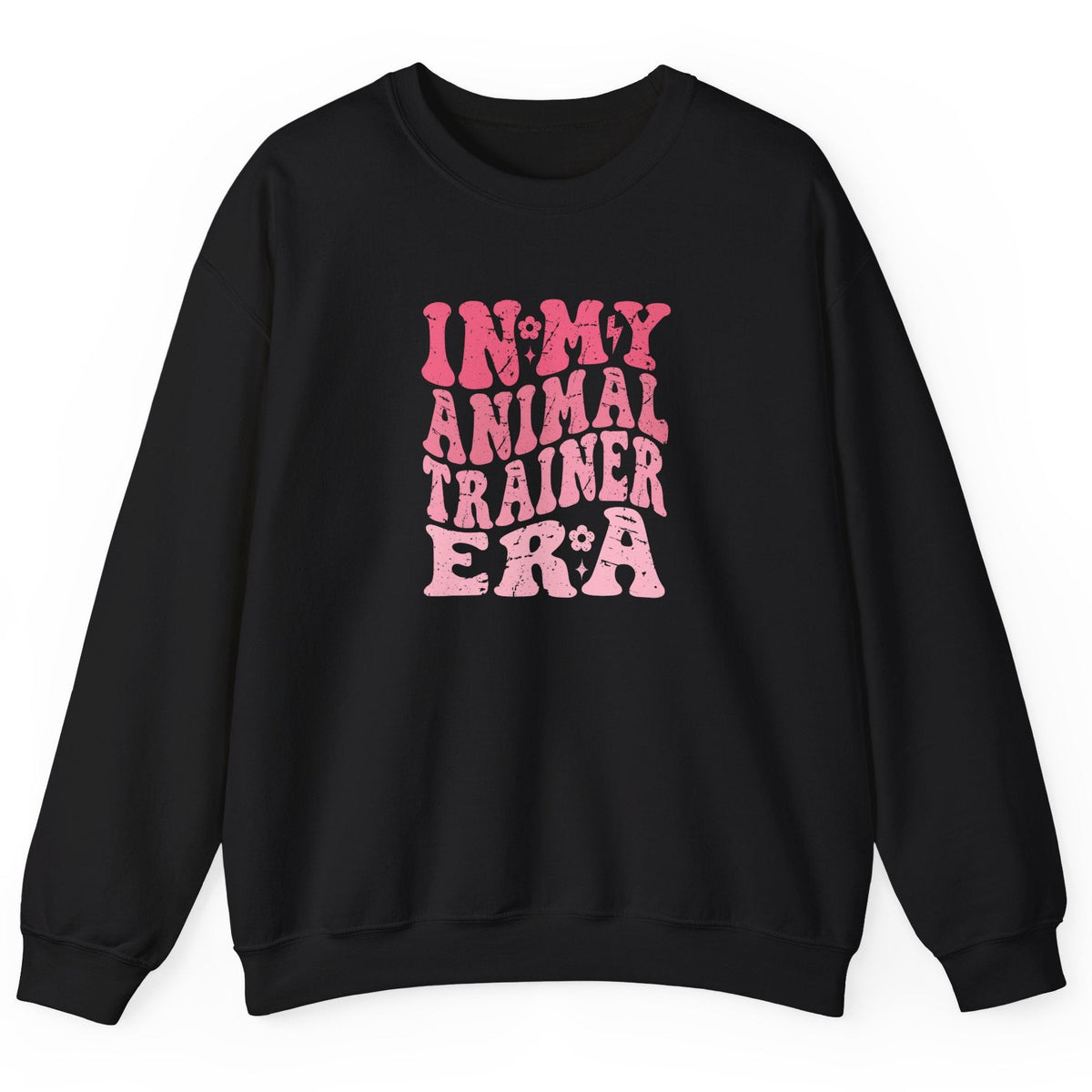 Retro Animal Training Era Sweatshirt, shown in Black