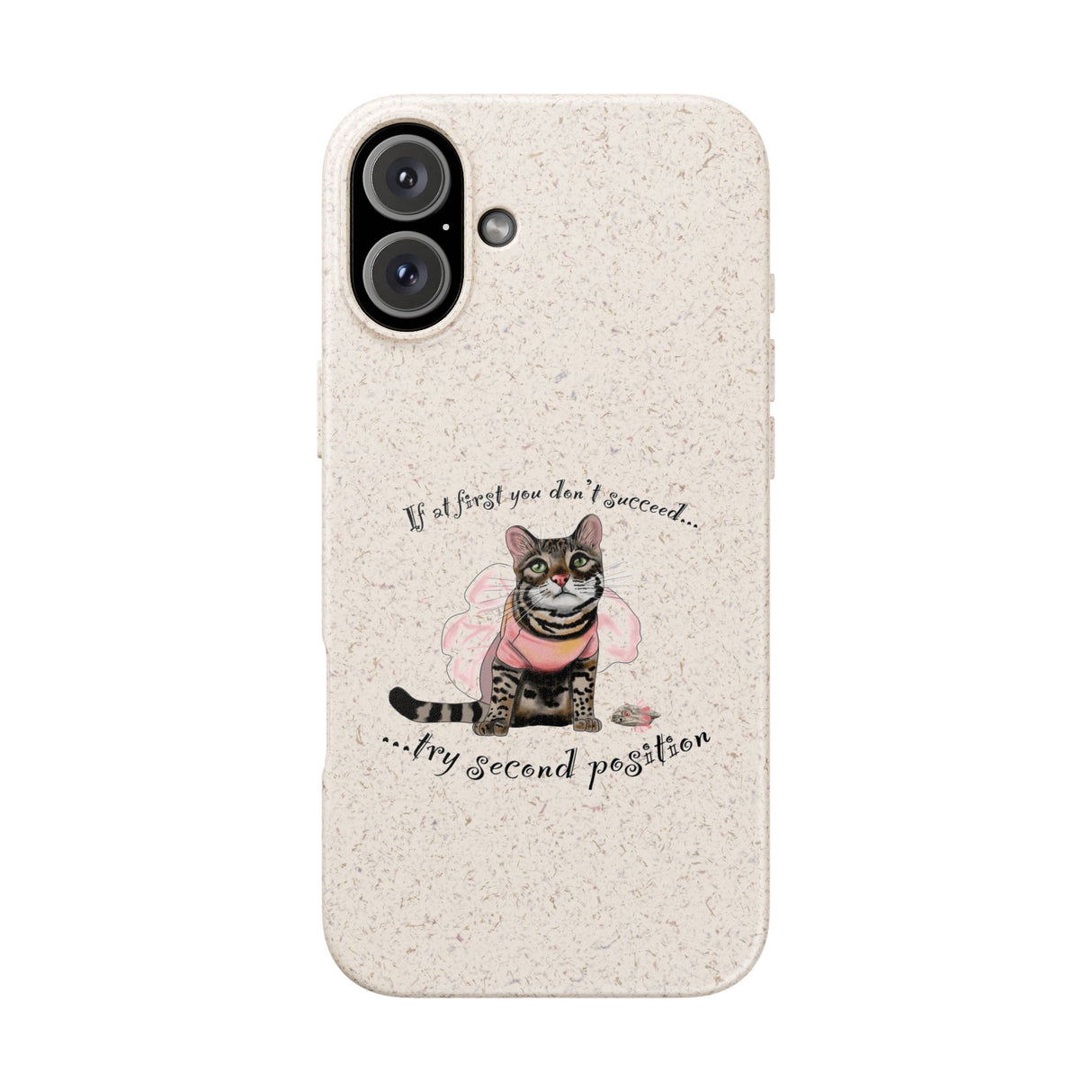 Phone Case - Flounder and Mouse Toy in Ballet Tutus Design by Nina