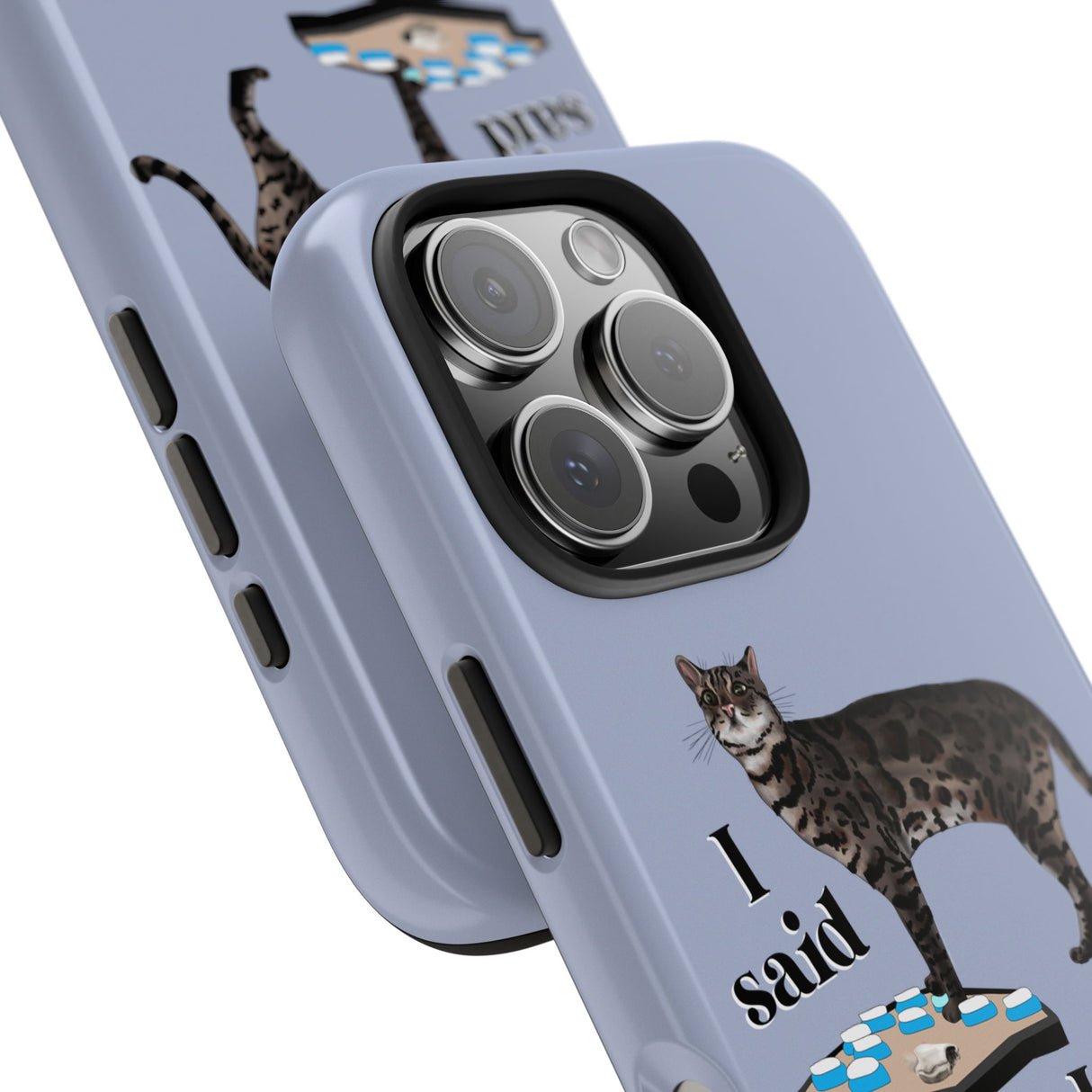 I Said What I Said Flounder Phone Case — Talking Pet Buttons Design