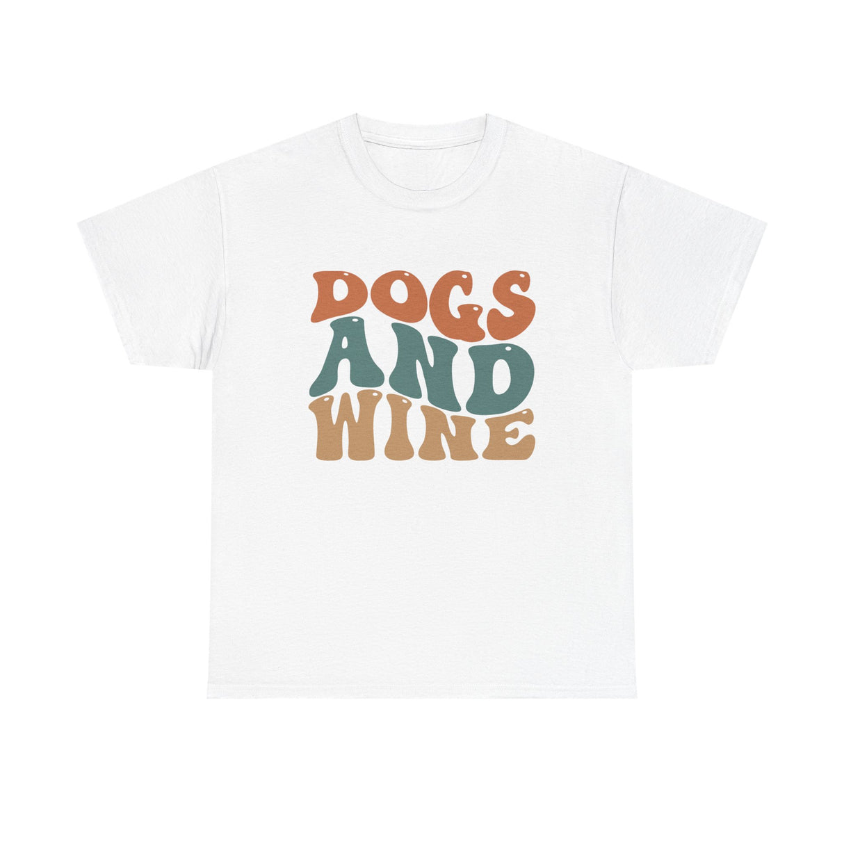 Dogs and Wine Unisex Cotton Tee
