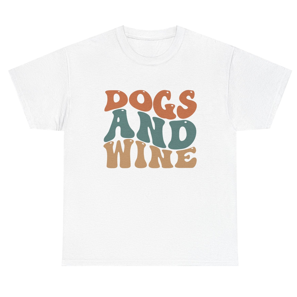 Dogs and Wine cotton tee in white