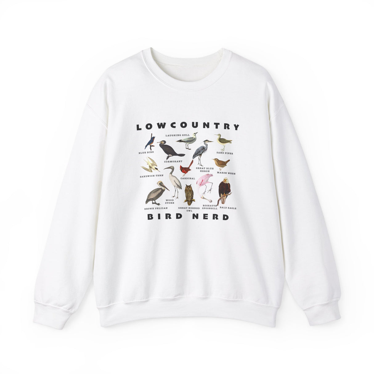 Bird Lover Sweatshirt - Lowcountry Bird Nerd Unisex Crewneck